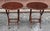 Wood Pair Late 20th Century Folding-Form Mahogany Butler Wine Tables or Candle Stands For Sale - Image 7 of 11