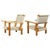 Italian Pine and Woven Cord Lounge Chairs, 1970s, Set of 2 For Sale - Image 17 of 17