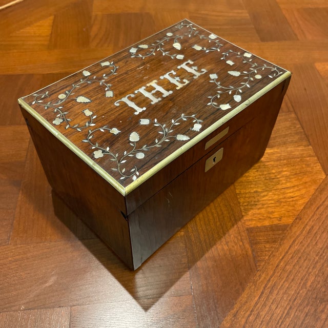 Mid 19th Century Antique Dutch Tea Caddy For Sale - Image 5 of 10