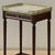 Oxblood Red Pair of Antique French Louis XVI Mahogany End Tables With Carrara Marble Tops For Sale - Image 8 of 18