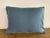 Textile Indigo-Dyed Tribal Textile Pillow in Cotton and Linen, Modern Design For Sale - Image 7 of 8
