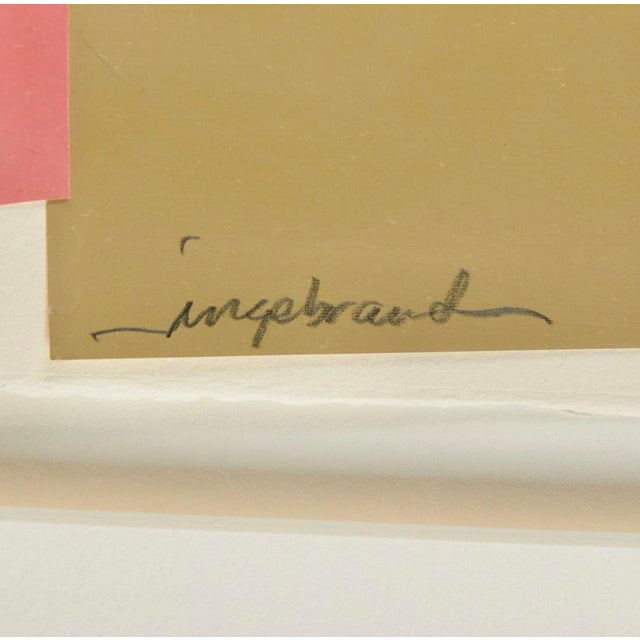 1990s Mary Ingebrand-Pohlad, Mixed Media Modernist Painting Collage Nantucket Whirligig Americana Folk Art, c.1990's For Sale - Image 5 of 11