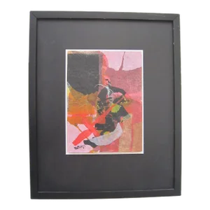 Framed Vintage Collage, Signed