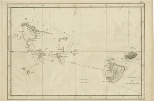 Antique Engraved Map of the Friendly Islands or Tonga, 1785