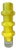 Yellow Cased Glass Bamboo Vase by Bo Borgström for Åseda Glasbruk, Sweden, 1960s For Sale