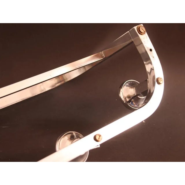 French Art Deco Chrome Coat Rack, 1930s For Sale - Image 4 of 9