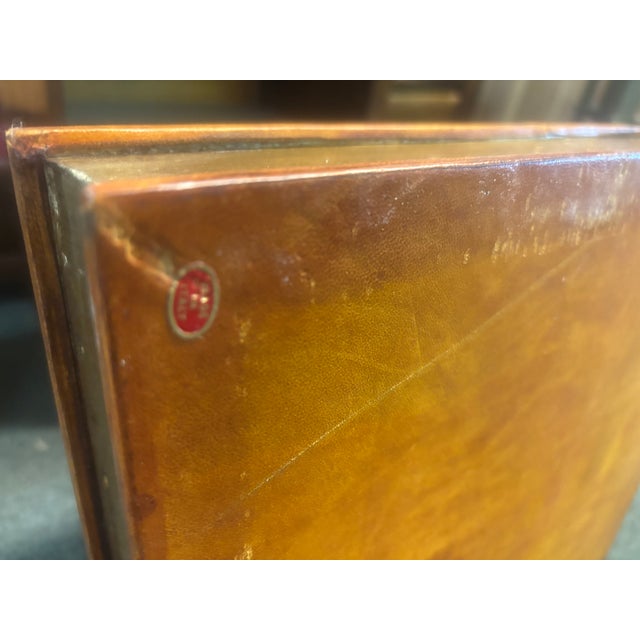 Red Vintage Faux Stacked Book End Table For Sale - Image 8 of 8