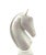 White Resin Chess Horse Sculpture, Italy 1970s For Sale - Image 6 of 10
