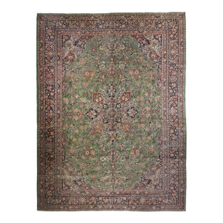 Vintage Persian Kashan Rug 9'11'' X 13'10'' For Sale