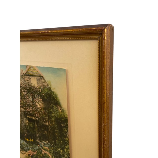 Early 20th Century Wallace Nutting Artwork Nethercote in Original Frame, Early 20th Century For Sale - Image 5 of 10