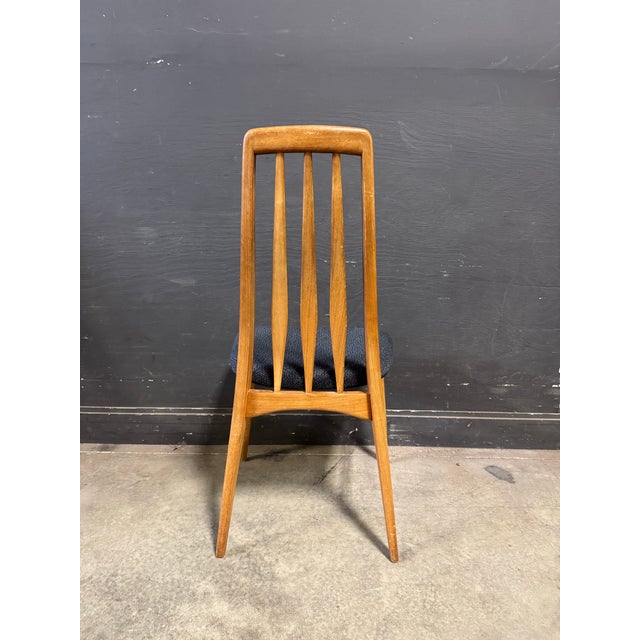 Mid Century Danish Modern Niels Koefoed Eva Dining Chairs 8pcs Set For Sale - Image 9 of 12
