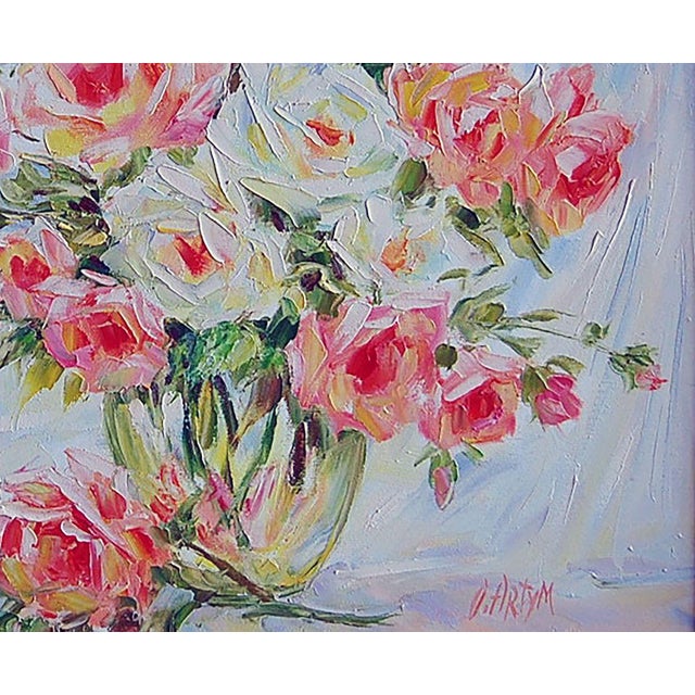 Oil Painting Roses by the Sea Kotmin Olga For Sale - Image 4 of 6