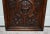 Wood Antique Carved Oak Plaque Tudor Lion Wall Panel Wood Relief Head Mask Victorian For Sale - Image 7 of 11
