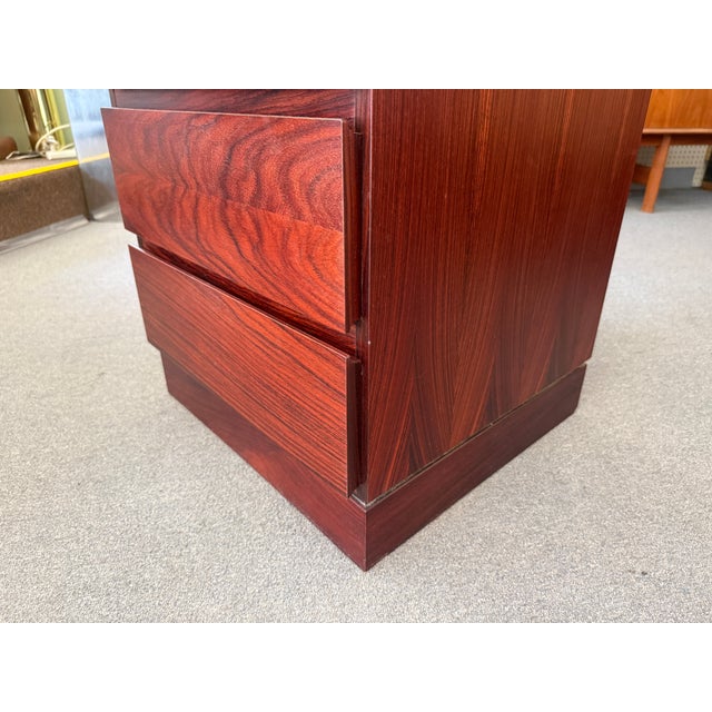 1970s Arne Wahl Iverson Danish Rosewood 8 Drawer Narrow Dresser/Chest C1970s For Sale - Image 5 of 12