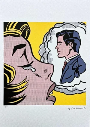 After Roy Lichtenstein, "Thinking of Him", 1990s, Silk-Screen