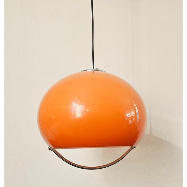 Mid-Century Modern Mid-Century Space Age Pendant from Meblo / Guzzini, Italy, 1970s For Sale - Image 3 of 18
