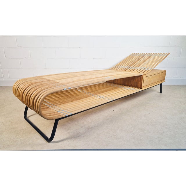 1970s Vintage Danish Ash Chez Daybed by Birge Scheider, 1970s For Sale - Image 5 of 14