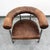 Metal 1960s Mid Century Danish Modern Lounge Chair Brown Leather Round Back Steel Cobra Seat For Sale - Image 7 of 12