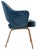 Mid-Century Modern Saarinen Executive Arm Chair in Pavo Velvet, Gold Edition For Sale - Image 3 of 8