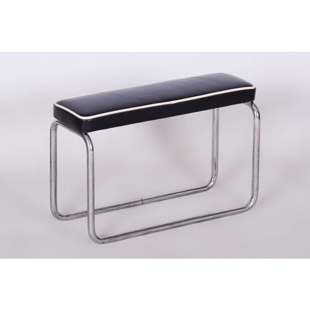 This pair of stools originating from the 1930s represents an exceptional and highly valued example of Czechoslovak design...