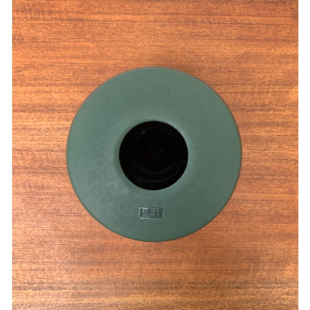 Vintage Minimalist Ceramic Vase from SF Design For Sale - Image 11 of 18