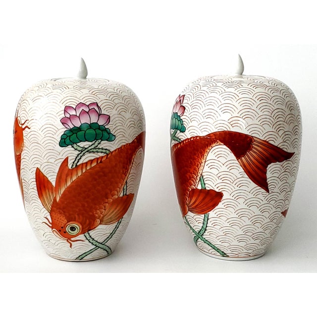 Large Ginger Jar Pair For Sale - Image 9 of 11
