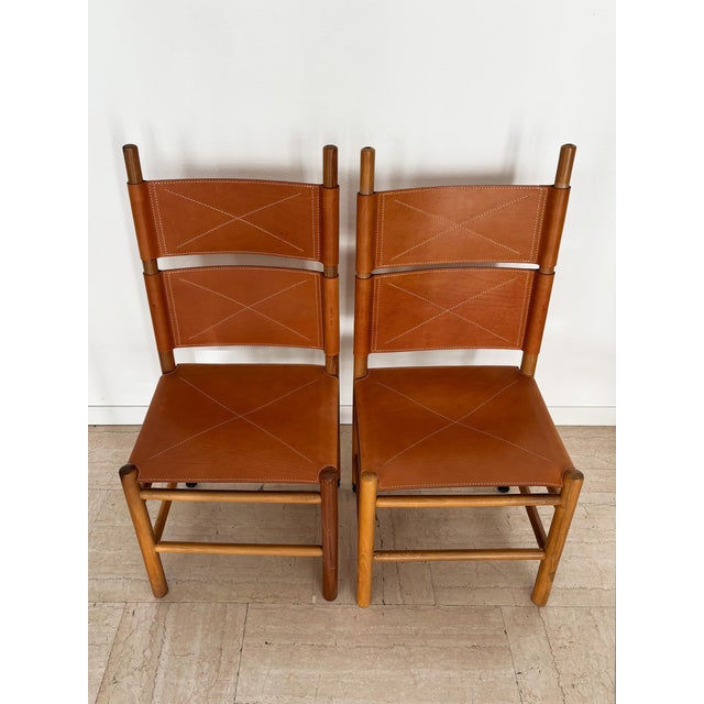 Kentucky Chairs by Carlo Scarpa for Bernini, Italy, 1970s, Set of 4 For Sale - Image 6 of 18