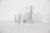 Anna Ehrner Pair of Kosta Boda Sweden “Skyline” Fluted Triangular Art Glass Crystal Candleholders Designed by Anna Ehrner For Sale - Image 4 of 11