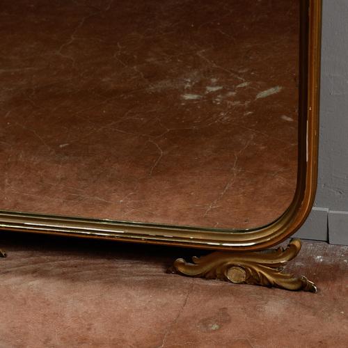 Mirror with Leaf and Gold Decorations For Sale - Image 4 of 11