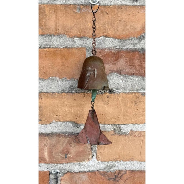 Mid-Century Modern 1970s Arcosanti Cast Bronze Wind Bell by Paolo Soleri For Sale - Image 3 of 7