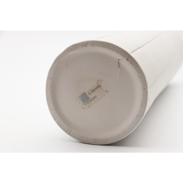 Large Contemporary Minimalist Portuguese Vase, Porcelain For Sale - Image 11 of 12