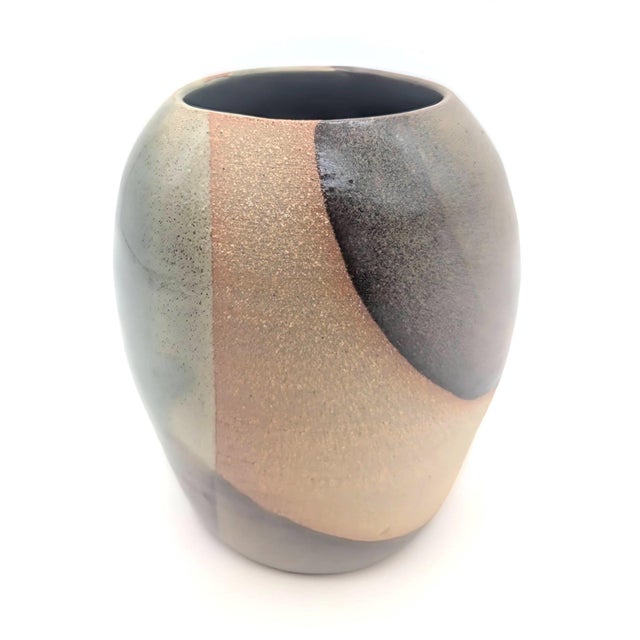 Pottery Craft USA Studio Pottery Glazed Stoneware Bud Vase For Sale - Image 4 of 11