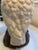 Figurative Vintage Majolica Owl Lamp Made in Italy by Mottahedeh Including Shade For Sale - Image 3 of 13