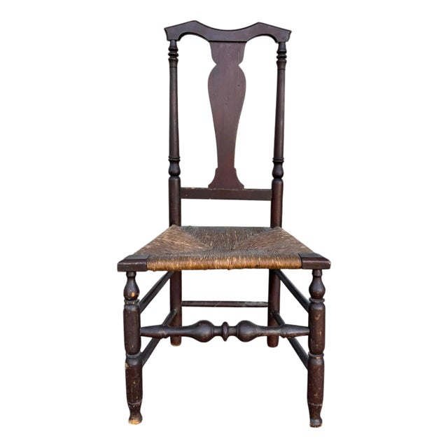 18th Century Queen Anne Country Chair For Sale