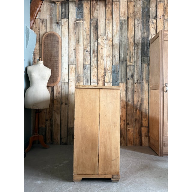 Wood Large Antique English Chest of Drawers, 1890s For Sale - Image 7 of 14