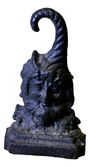 Cast Iron Bacchus Doorstop, 19th Century