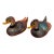 Mid-Century Murano Glass Ducks by Gino Mazzuccato - Uv Uranium & Cadmium Glow - Pair For Sale