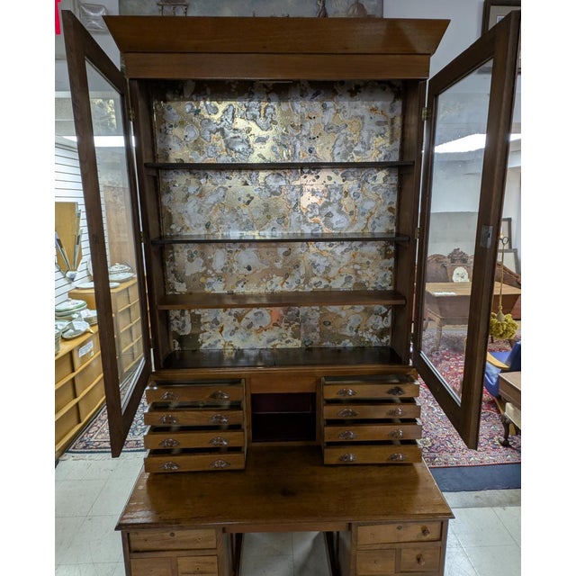 19th Century Bookcase Desk/Bureau For Sale - Image 4 of 14