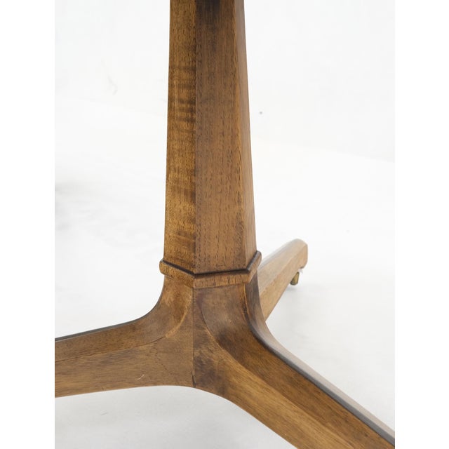 Pair Triangular Shape Marble Tops End Side Stands Lamp Tables Tomlinson Mint! For Sale - Image 9 of 15