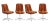 Swivel Chairs, 1960s, Set of 4 For Sale