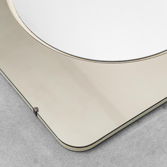 Vintage Smoked Wall Mirror, 1970s For Sale - Image 3 of 7