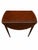 Vintage Mersman Federal Style Mahogany Drop Leaf Accent Table With Drawer For Sale In Miami - Image 6 of 15
