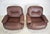 1970s Post Modern Italian Leather Lounge Chairs – A Pair For Sale - Image 9 of 12