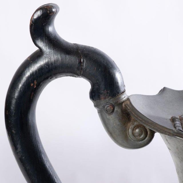 1830's Dixon & Son pewter coffee pot, creamer and sugar. Great for decoration in a living room or dining room or for a...