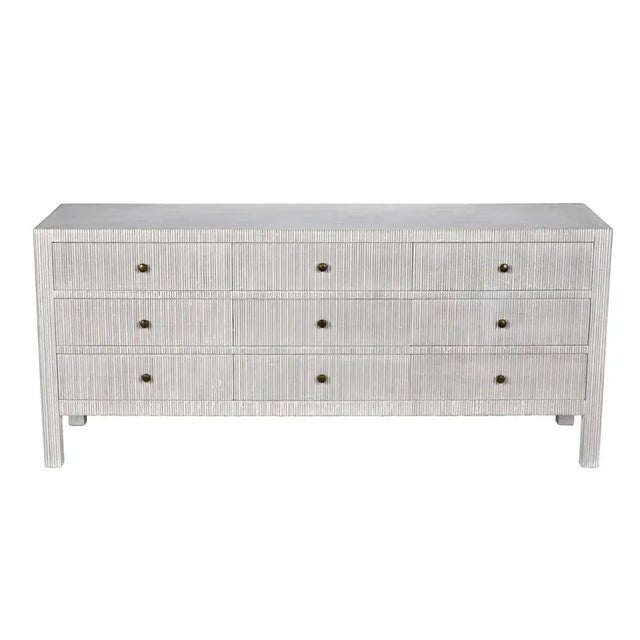 Not Yet Made - Made To Order NOIR Conrad 9 Drawer Dresser, White Wash For Sale - Image 5 of 11