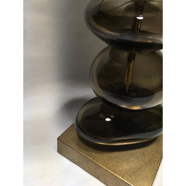 Blown Glass Table Lamps by Dimore Di Lucia Valzelli, Set of 2 For Sale - Image 11 of 17