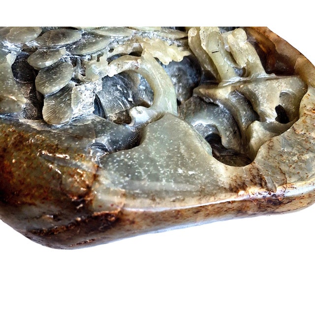 Chinese Nephrite Jade “Boulder” Carving For Sale - Image 9 of 15