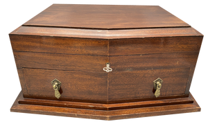 Art Deco Cutlery Box in Mahogany
