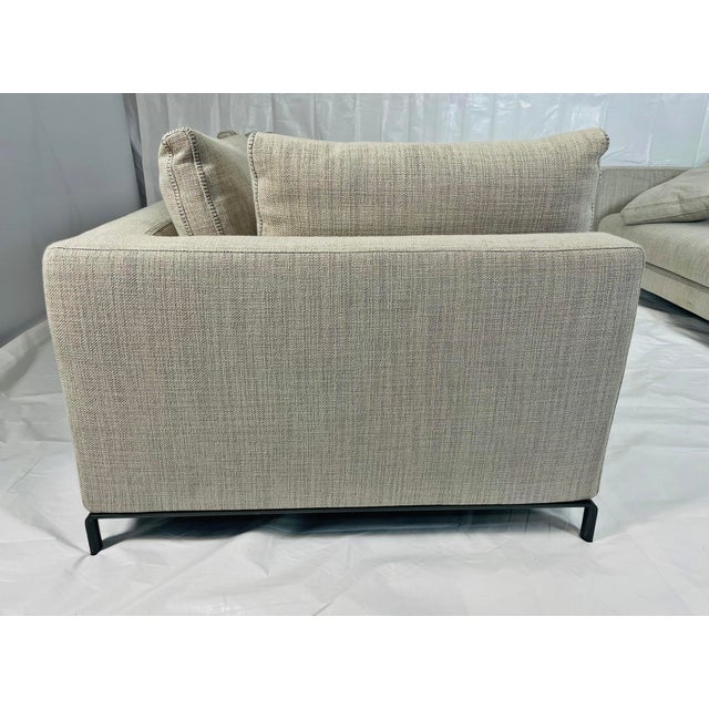Two-Piece Sectional Sofa by Antonio Citterio for B&b Italia, Italy Modern For Sale - Image 10 of 18