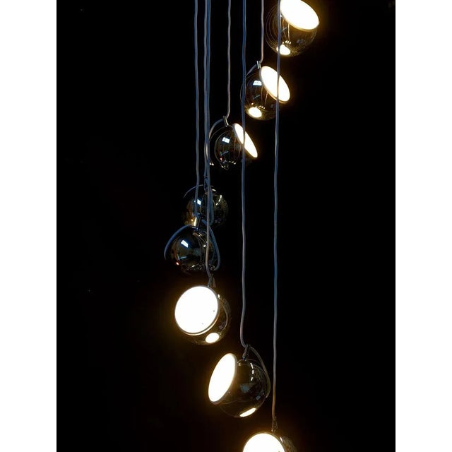 Vintage Italian Chandelier from Reggiani, 1970s For Sale - Image 6 of 12